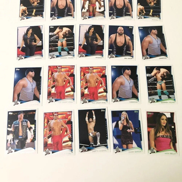 2014  WWE Topps Lot of 68 Wrestling Cards Superstar Legend Diva - Picture 4 of 16